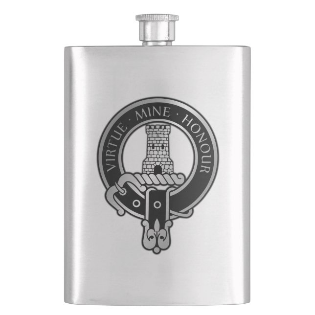 Clan MacLean Wappen Flask Flachmann (Vorderseite)