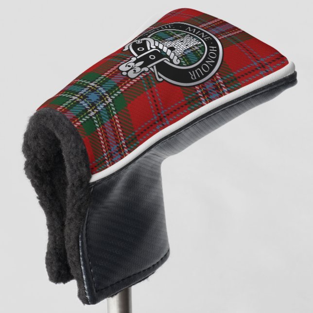 Clan MacLean Wappen & Tartan Golf Head Cover Golf Headcover (3/4 Vorderseite)