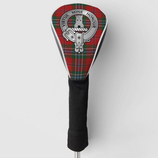 Clan MacLean Wappen & Tartan Golf Headcover (Vorderseite)