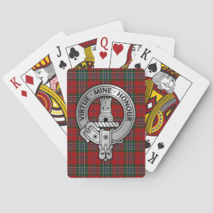 Clan MacLean Wappen & Tartan Spielkarten