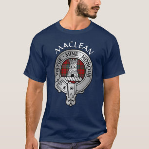 Clan MacLean Wappen & Tartan T-Shirt