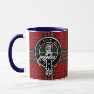 Clan MacLean Wappen & Tartan Tasse