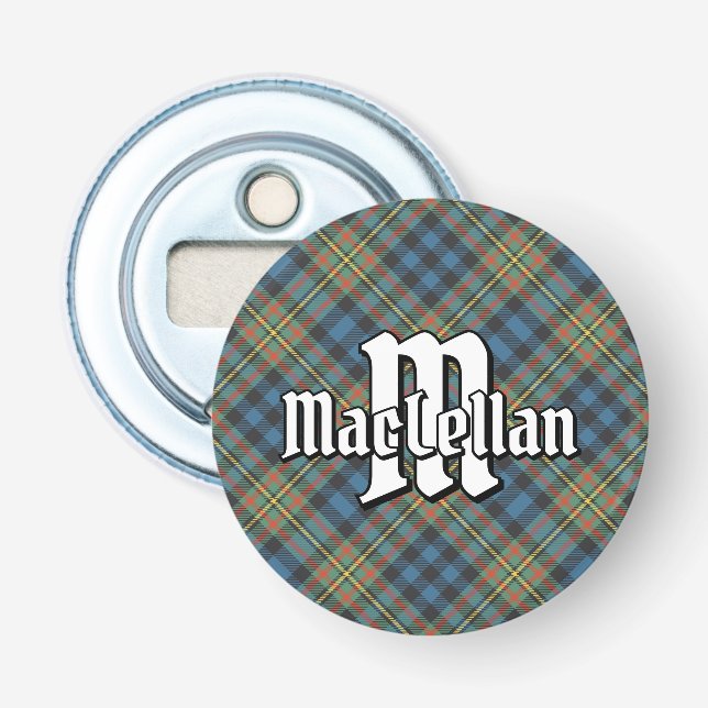 Clan MacLellan alter Tartan Flaschenöffner (Vorderseite)