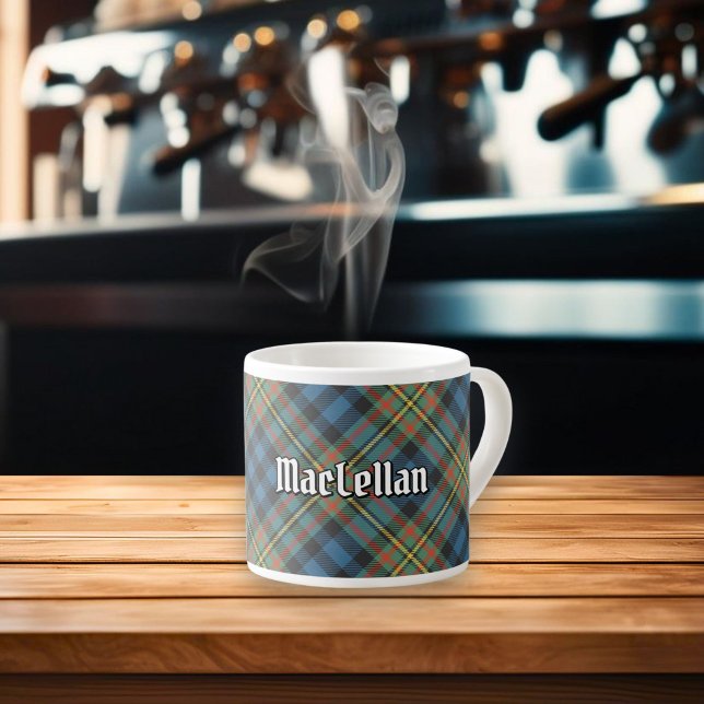 Clan MacLellan Ancient Tartan Espressotasse (Von Creator hochgeladen)