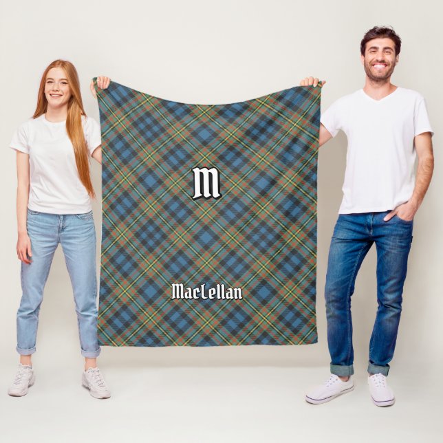 Clan MacLellan Ancient Tartan Fleecedecke (Beispiel)