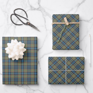 Clan MacLellan Ancient Tartan Geschenkpapier Set