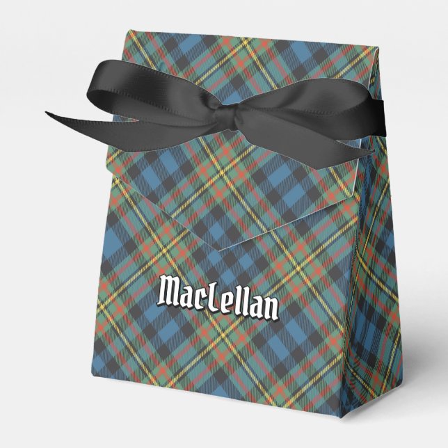 Clan MacLellan Ancient Tartan Geschenkschachtel (Vorderseite)
