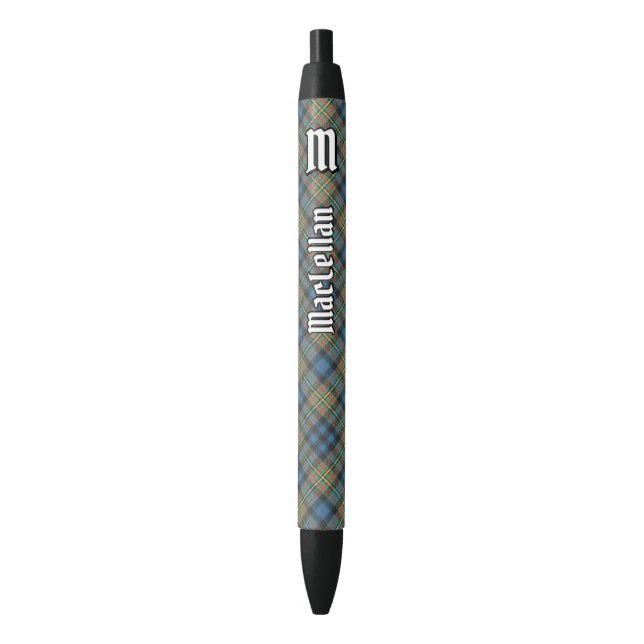Clan MacLellan Ancient Tartan Kugelschreiber (Vorderseite Vertikal)