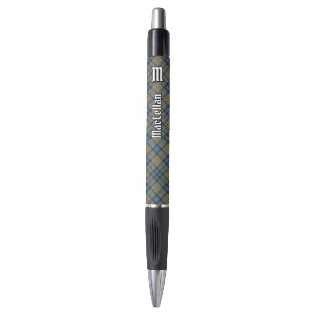 Clan MacLellan Ancient Tartan Kugelschreiber (Vorderseite Vertikal)