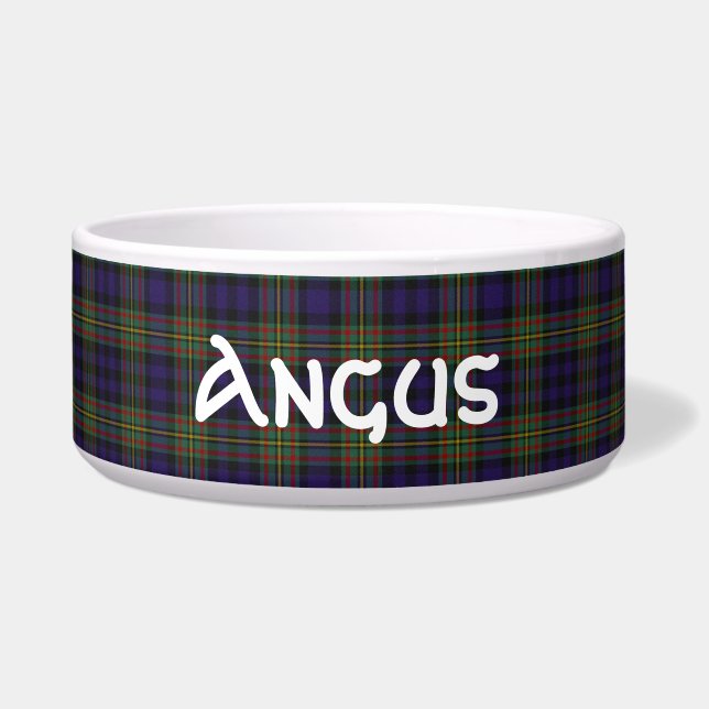 Clan MacLellan Custom Tartan Kariert Pet Bowl Napf (Vorderseite)