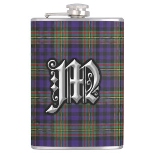 Clan MacLellan Tartan-alte Schottland-Flasche Flachmann