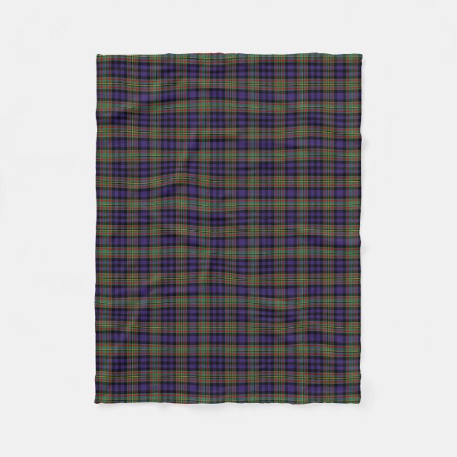 Clan MacLellan Tartan Fleecedecke (Vorderseite)
