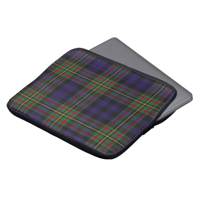 Clan MacLellan Tartan Karierte Laptop-Abdeckung Laptopschutzhülle (Vorne Oben)