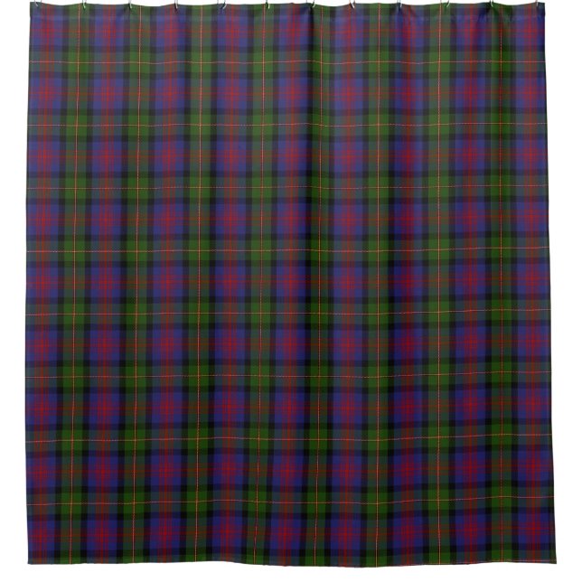 Clan MacLennan Scottish Heritage Tartan Duschvorhang (Vorderseite)