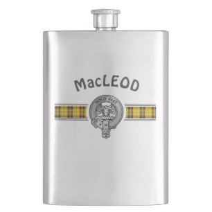 Clan MacLeod (Bearbeiten) Wappen & Tartan Flachmann