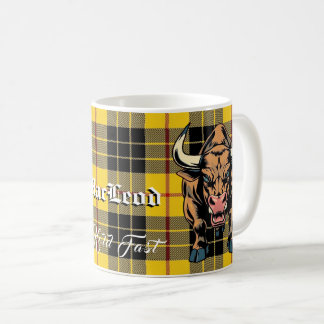 Clan MacLeod Bull Tartan Motto Kaffeetasse