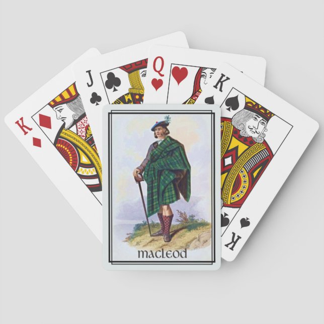 Clan MacLeod Classic Scotland Bicycle Deck Spielkarten (Rückseite)
