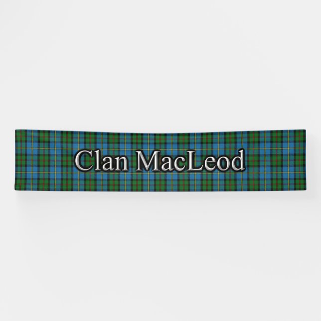 Clan MacLeod des HarrisTartanscottish-Festivals Banner (Horizontal)