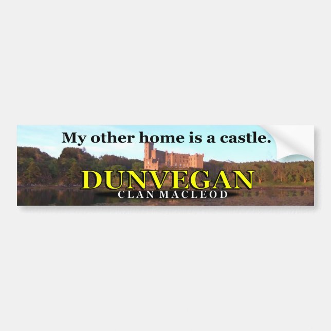 Clan MacLeod Dunvegan Castle Autoaufkleber (Vorne)