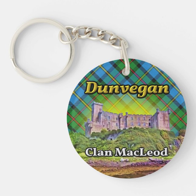 Clan MacLeod Dunvegan Schloss Schlüsselanhänger (Vorderseite)
