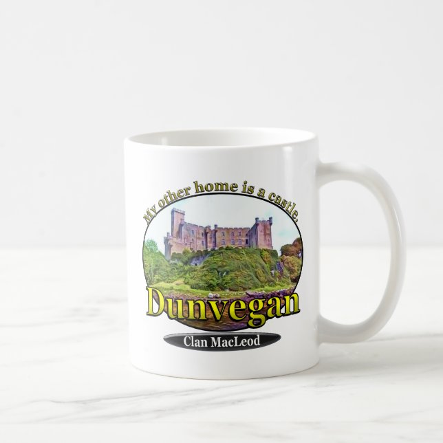 Clan MacLeod Dunvegan Schloss Schottland Kaffeetasse (Rechts)