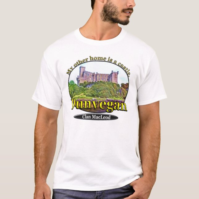 Clan MacLeod Dunvegan Schloss Schottland T-Shirt (Vorderseite)