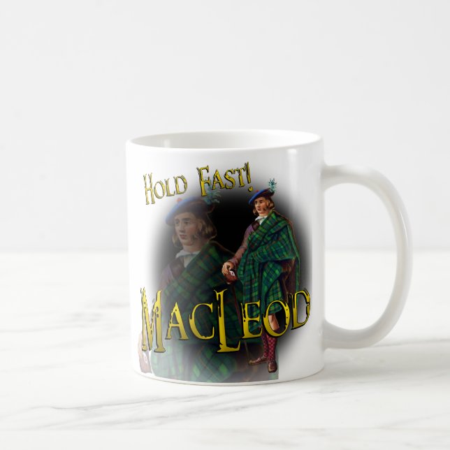 Clan MacLeod halten schnell! Alt-Schottische Tasse (Rechts)