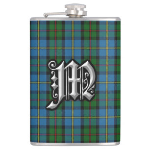 Clan MacLeod Harristartan-alter Schottland-Flasche Flachmann