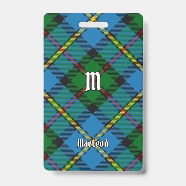 Clan MacLeod Hunting Tartan Ausweis (Vorderseite)