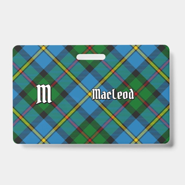 Clan MacLeod Hunting Tartan Ausweis (Vorderseite)