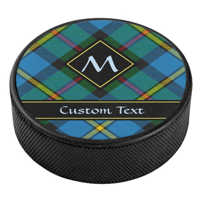 Clan MacLeod Hunting Tartan Eishockey Puck (3/4)