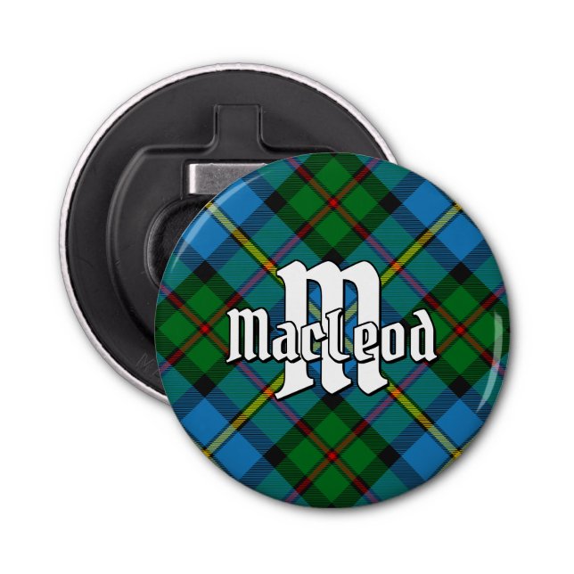 Clan MacLeod Hunting Tartan Flaschenöffner (Vorderseite)