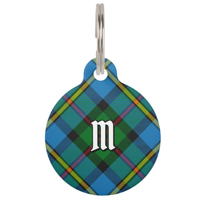 Clan MacLeod Hunting Tartan Haustiermarke (Vorderseite)