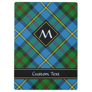 Clan MacLeod Hunting Tartan Klemmbrett