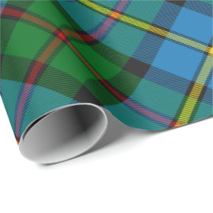 Clan MacLeod Jagd Tartan Rotated Wrapping Paper Geschenkpapier