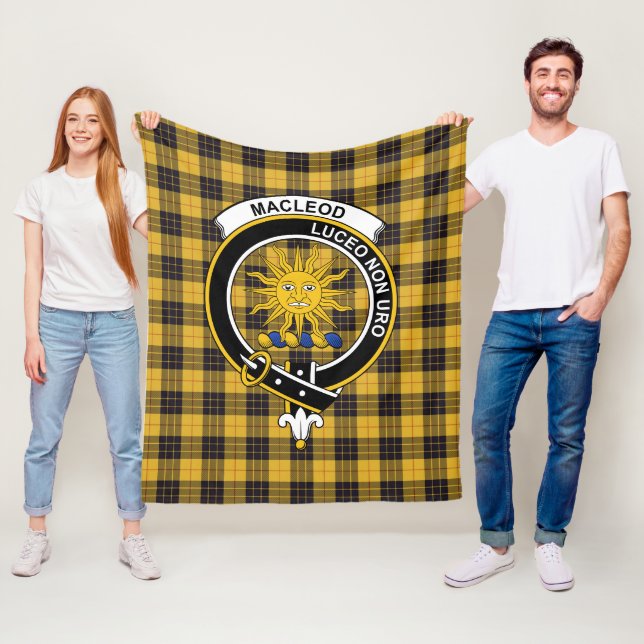 Clan MacLeod Lewis Ancient Tartan Kariert Fleecedecke (Beispiel)