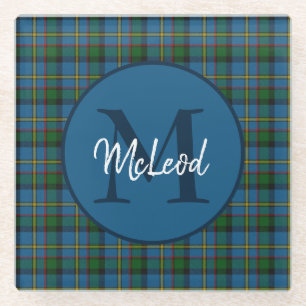 Clan MacLeod Mit Monogramm Glasuntersetzer