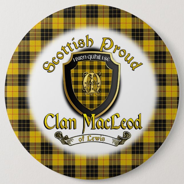 Clan MacLeod schottischen stolzen Knopfes Lewis Button (Vorderseite)
