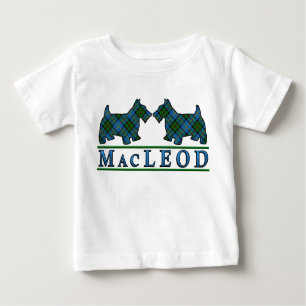 Clan MacLeod Scottie verfolgt schottischen Baby T-shirt