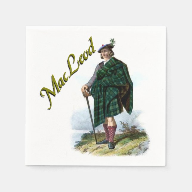 Clan MacLeod Scottish Dream Napkins Serviette (Vorderseite)