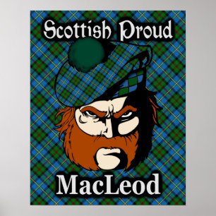 Clan MacLeod Scottish Tartan Poster