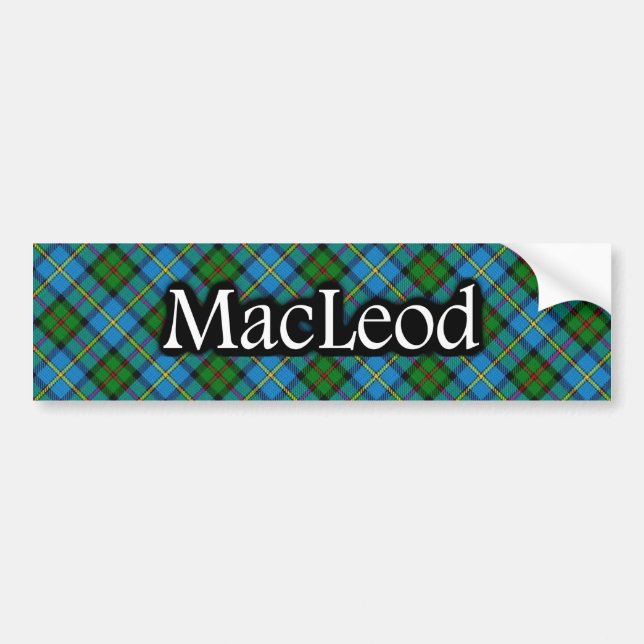 Clan MacLeod Tartan-Autoaufkleber Autoaufkleber (Vorne)