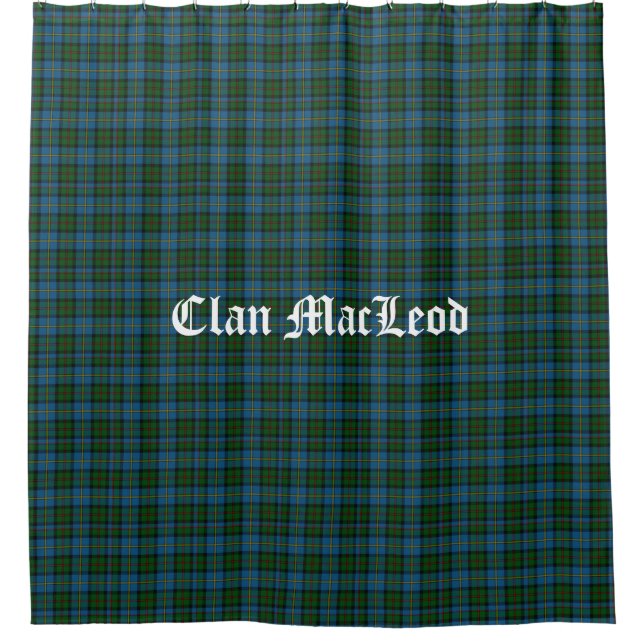 Clan MacLeod Tartan Duschvorhang (Vorderseite)
