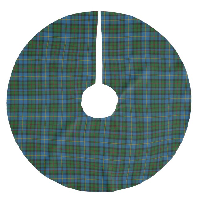 Clan MacLeod Tartan Kariert Tree Skirt Polyester Weihnachtsbaumdecke (Vorderseite)