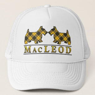 Clan MacLeod Tartan Scottie Dogs Truckerkappe