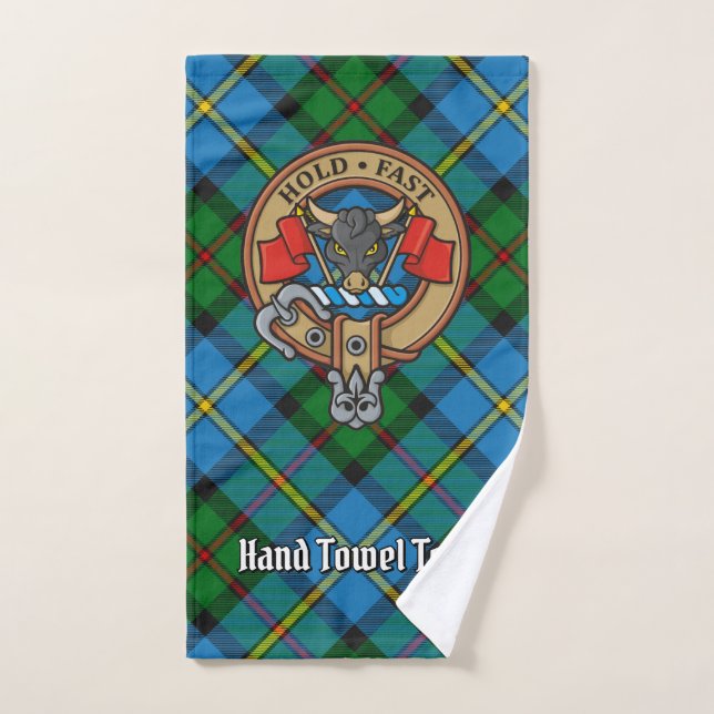 Clan MacLeod von Harris Wappen über die Jagd auf T Badhandtuch Set (Handtuch)