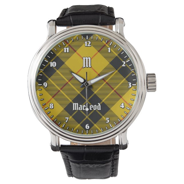 Clan Macleod von Lewis Tartan Armbanduhr (Vorderseite)