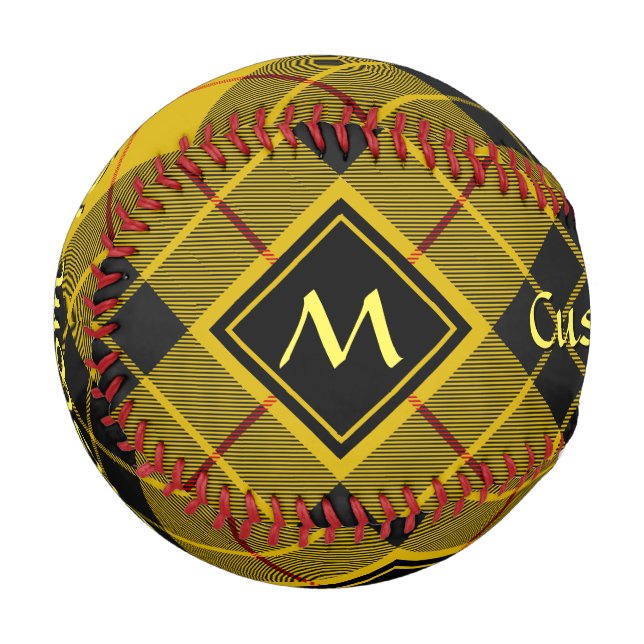 Clan Macleod von Lewis Tartan Baseball (Vorderseite Links)