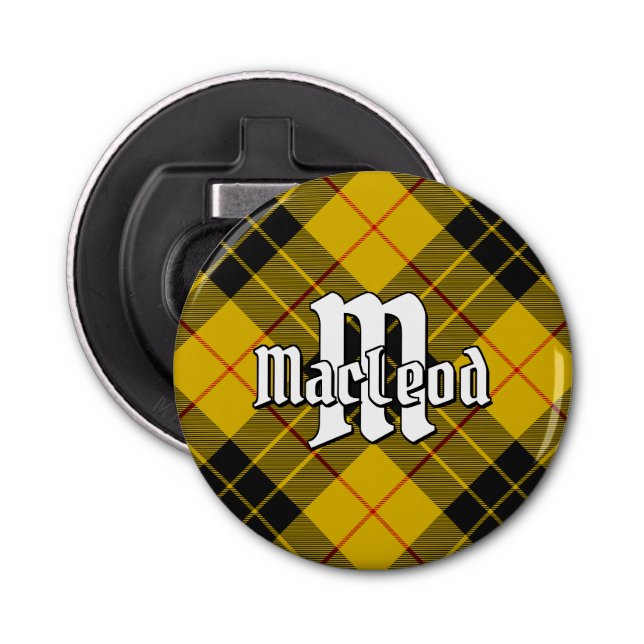 Clan Macleod von Lewis Tartan Flaschenöffner (Vorderseite)
