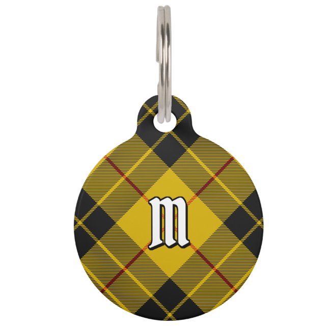 Clan Macleod von Lewis Tartan Haustiermarke (Vorderseite)